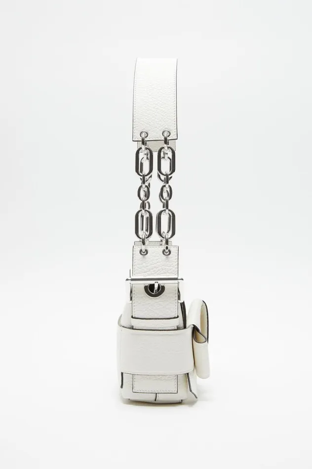 Acne Studios Musubi Shoulder Bag White Men Bags