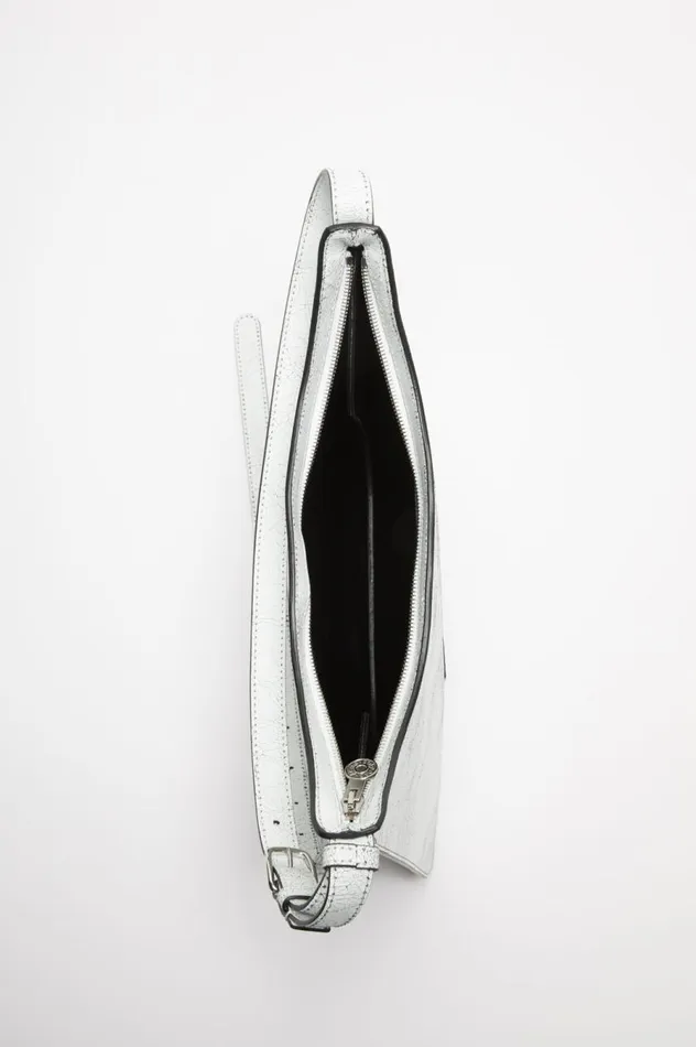 Acne Studios Platt Shoulder Bag White Men Bags