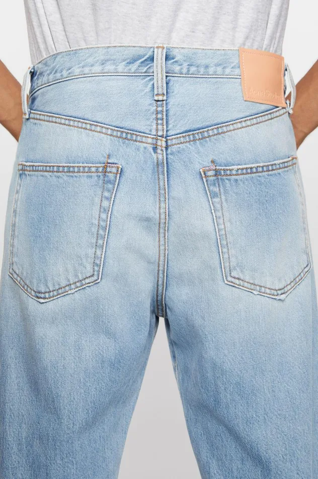 Acne Studios Relaxed Fit Jeans 8211 2003 Light Blue Men Jeans