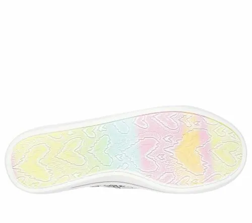 BOBS B Cute 20 8211 Glam Kitty White Multi Women SKECHERS SlipOn