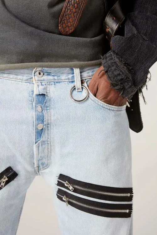 Bottoms WomenMen Gallery Dept WEAPON WORLD 5001 Indigo