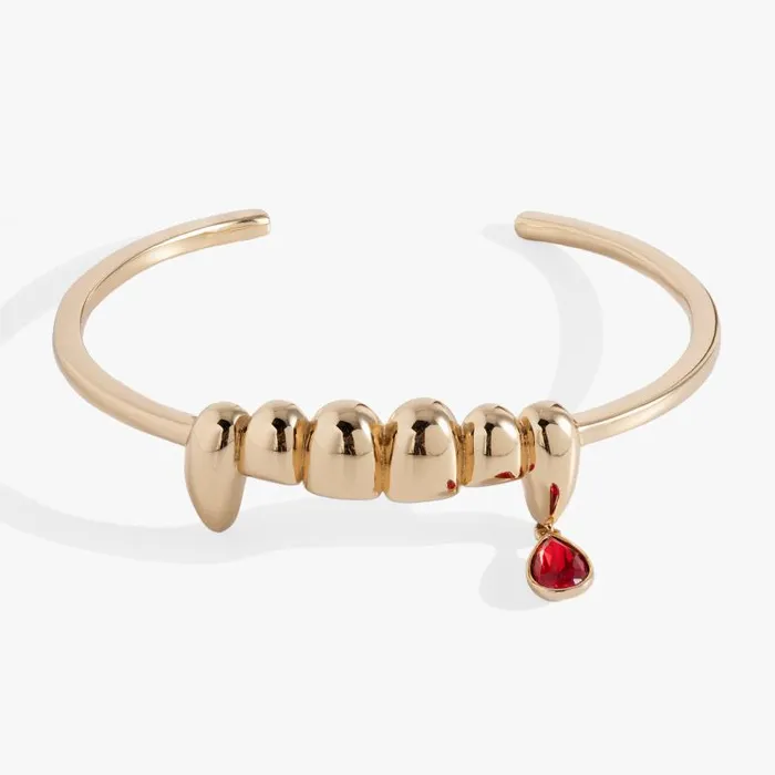 Bracelets Women Alex And Ani Vampire Teeth Cuff Gold