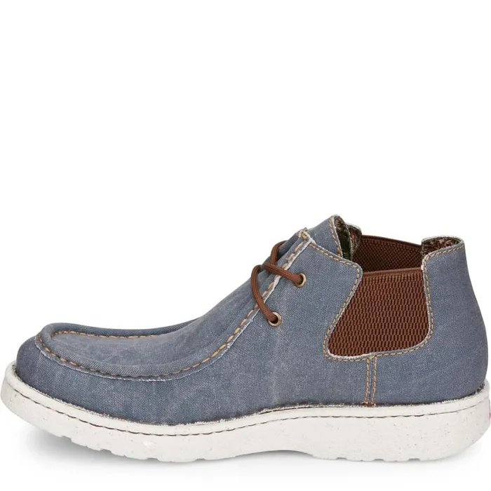 Casuals Men Justin Boots Hudson SlipOn Casual Shoe Blue