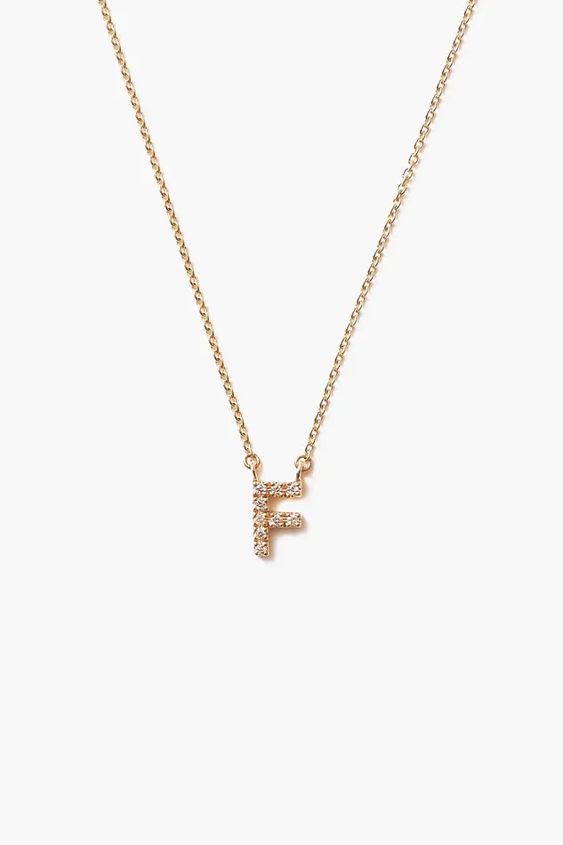 Chan Luu Necklaces 14k Gold And White Diamond Initial Necklace 8211 Women