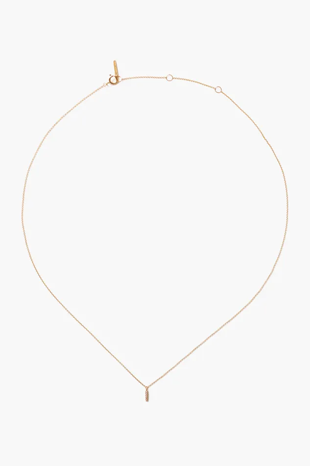 Chan Luu Necklaces 14k Gold And White Diamond Initial Necklace 8211 Women