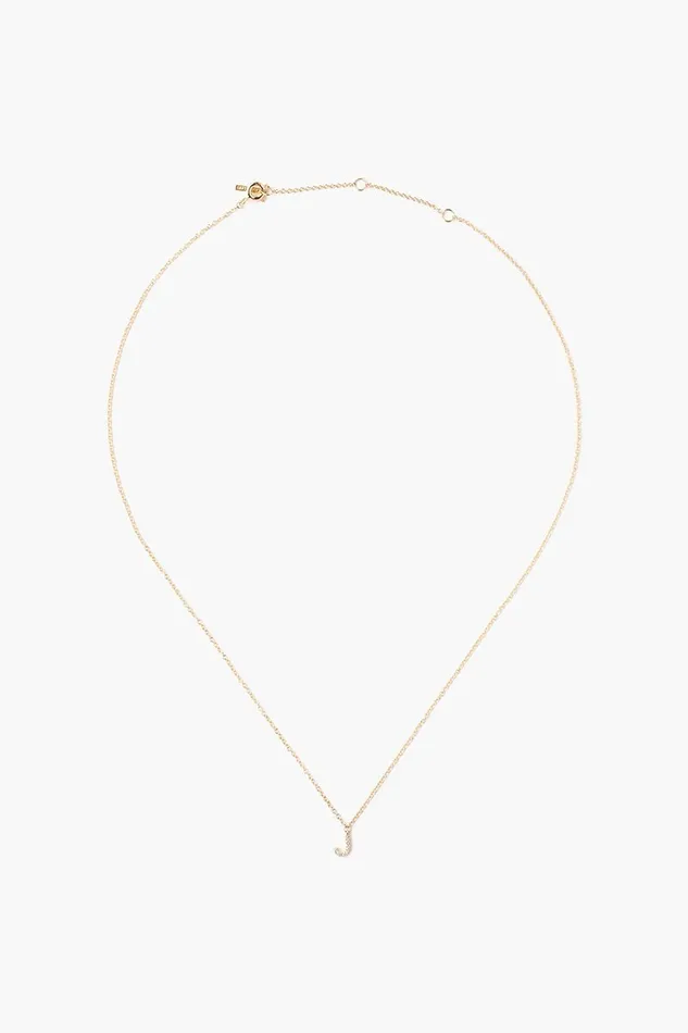 Chan Luu Necklaces 14k Gold And White Diamond Initial Necklace 8211 Women
