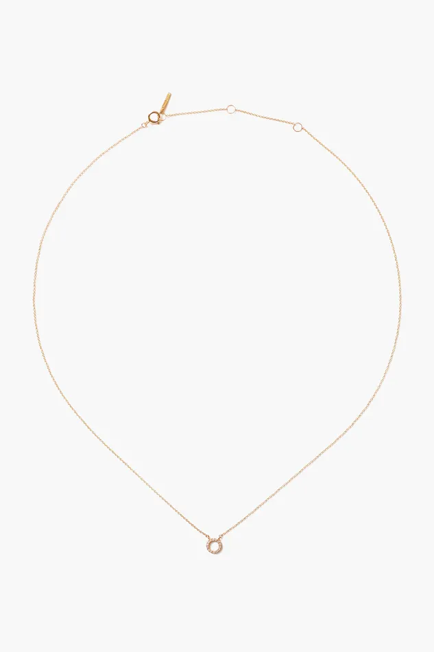 Chan Luu Necklaces 14k Gold And White Diamond Initial Necklace 8211 Women