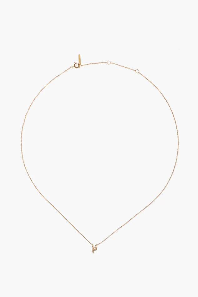 Chan Luu Necklaces 14k Gold And White Diamond Initial Necklace 8211 Women