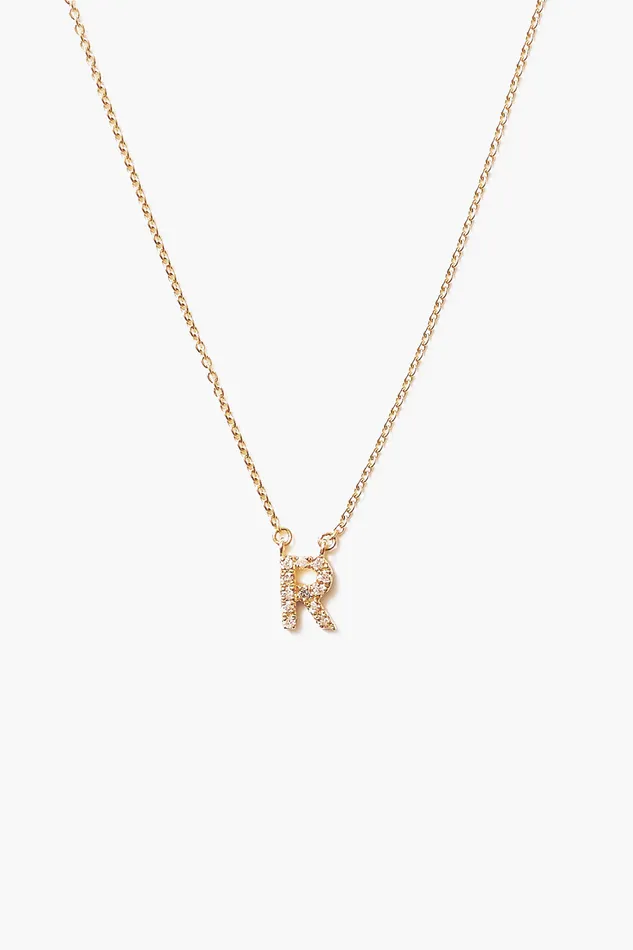 Chan Luu Necklaces 14k Gold And White Diamond Initial Necklace 8211 Women