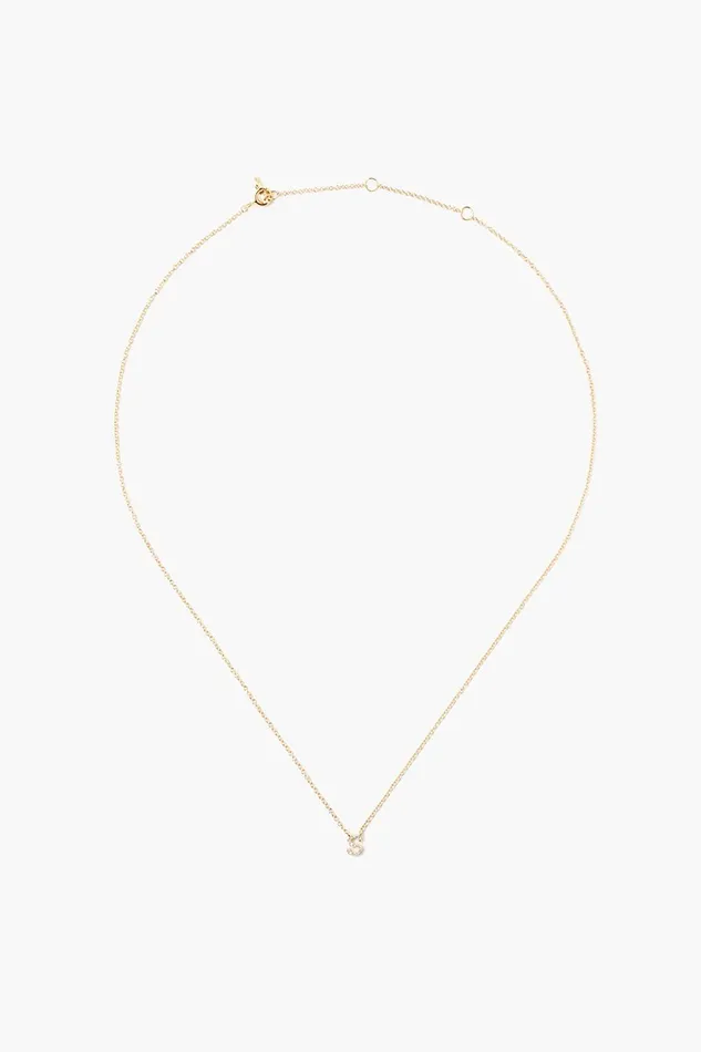 Chan Luu Necklaces 14k Gold And White Diamond Initial Necklace 8211 Women