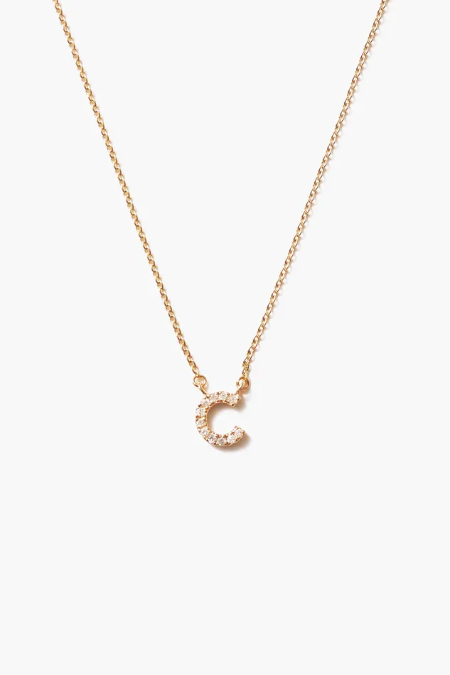 Chan Luu Necklaces 14k Gold And White Diamond Initial Necklace 8211 Women