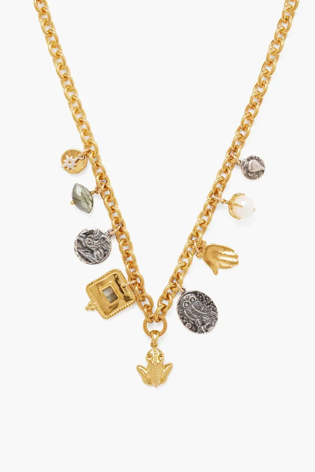 Chan Luu Necklaces Artemis Charm Necklace Gold Mix 8211 Women