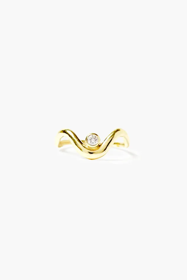 Chan Luu Rings Diamond Canyon Ring Gold 8211 Women