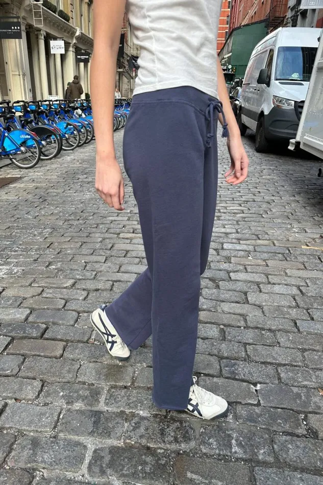 Clothing Rainey Cotton Sweatpants Brandy Melville SWEATPANTS and SWEATSHIRTS
