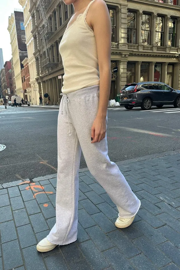 Clothing Rainey Cotton Sweatpants Brandy Melville SWEATPANTS and SWEATSHIRTS