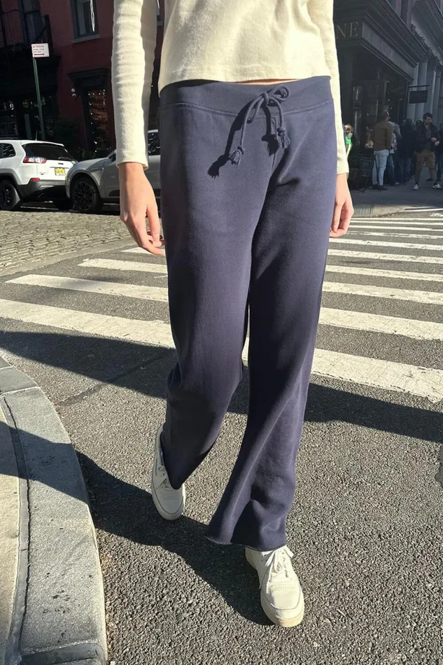 Clothing Rainey Cotton Sweatpants Brandy Melville SWEATPANTS and SWEATSHIRTS