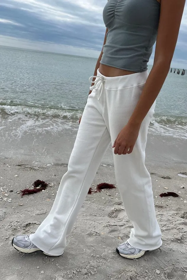 Clothing Rainey Cotton Sweatpants Brandy Melville SWEATPANTS and SWEATSHIRTS