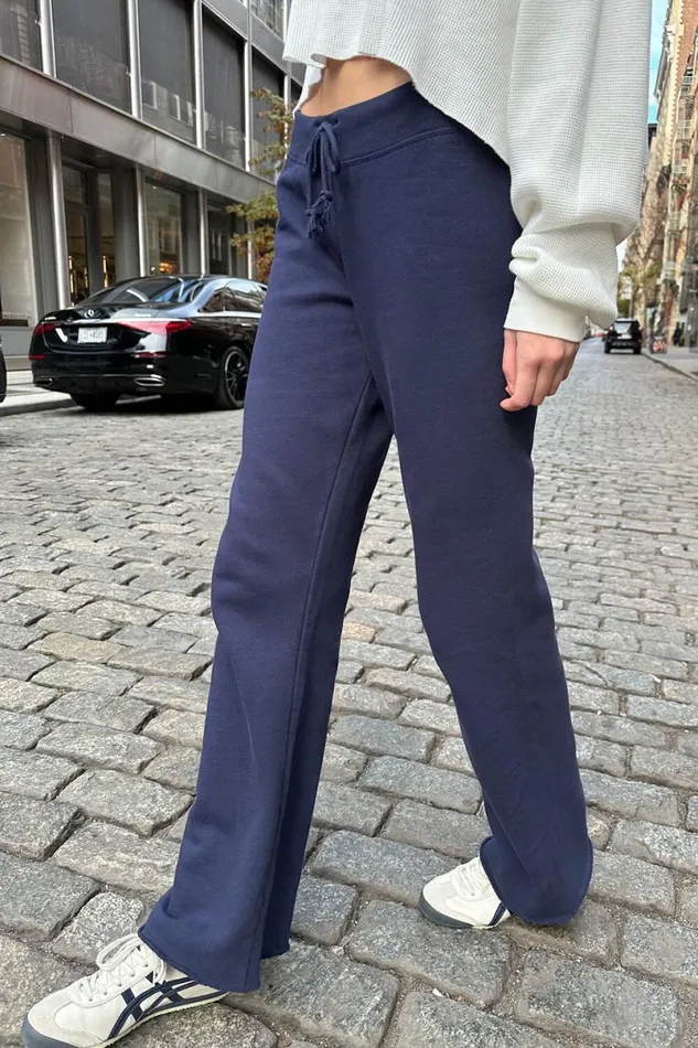 Clothing Rainey Cotton Sweatpants Brandy Melville SWEATPANTS and SWEATSHIRTS