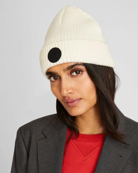 Club Monaco Hats Scarves and Gloves Crest Beanie White 8211 Men
