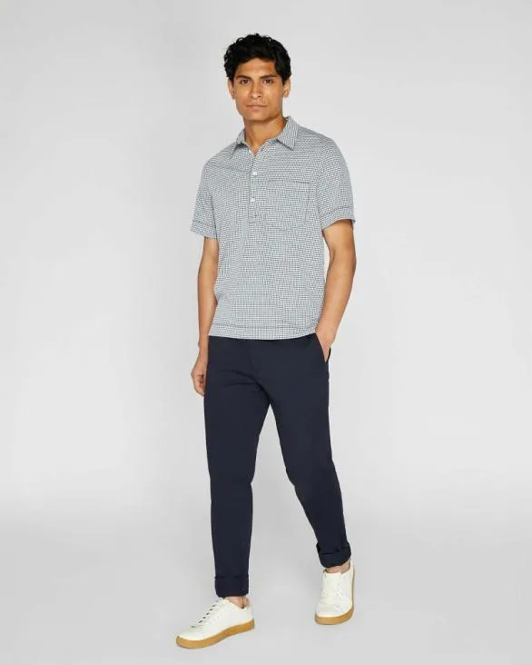 Club Monaco Shirts Seersucker Knit Popover White 8211 Men