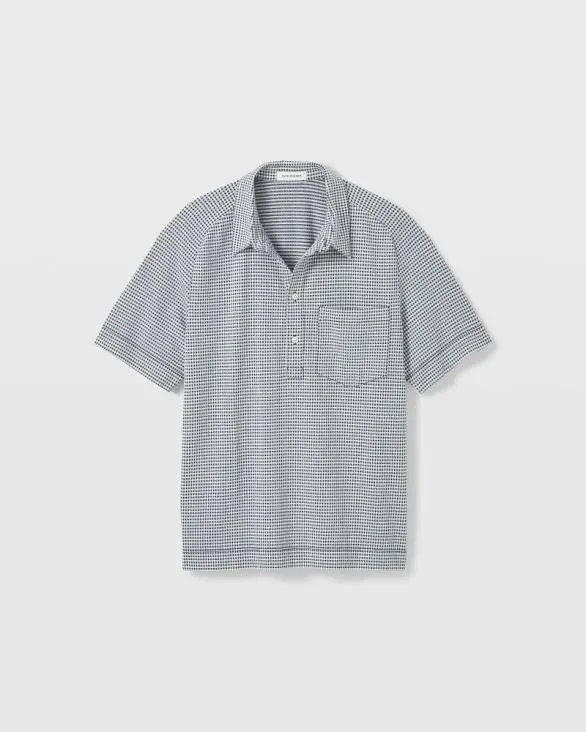 Club Monaco Shirts Seersucker Knit Popover White 8211 Men