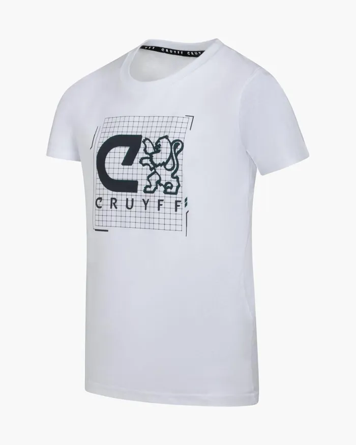 Cruyff Perform SS Top White Junior Tshirts