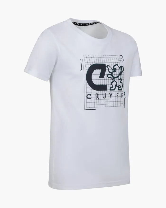 Cruyff Perform SS Top White Junior Tshirts