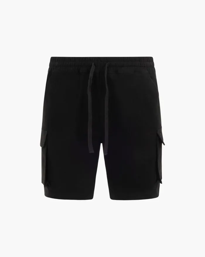 Cruyff Twill Cargo Short Black Men Bottoms Cruyff Twill Cargo Short Black Men Bottoms
