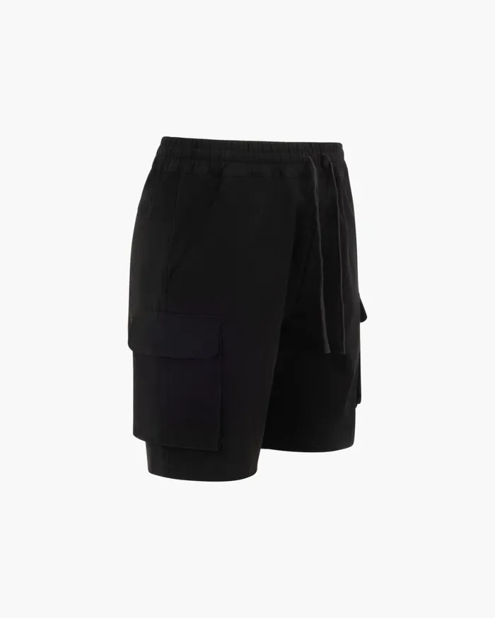 Cruyff Twill Cargo Short Black Men Bottoms Cruyff Twill Cargo Short Black Men Bottoms