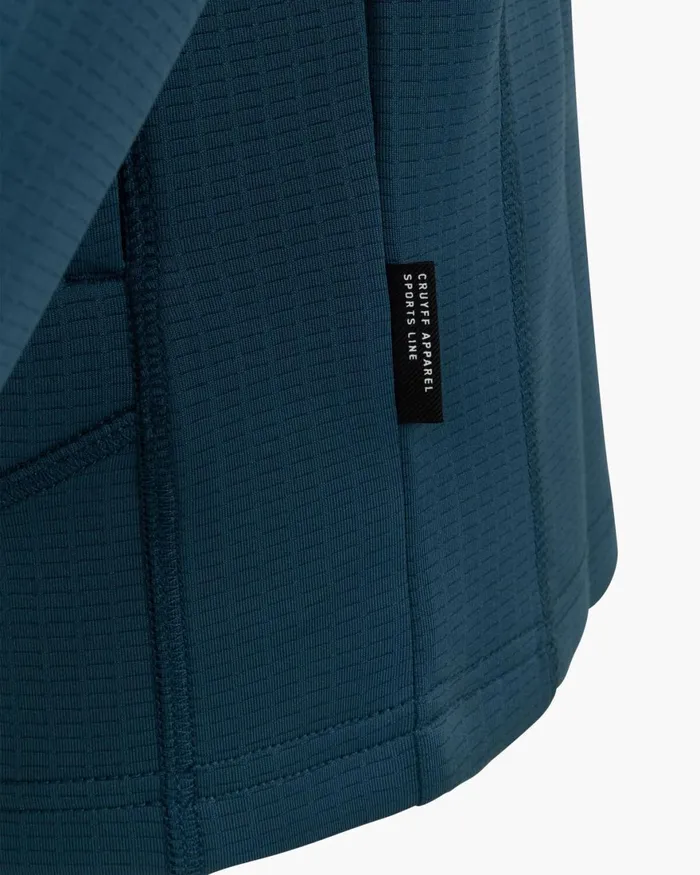 Cruyff Vital Zip Through Teal Junior Sweats and Hoodies Cruyff Vital Zip Through Teal Junior Sweats and Hoodies