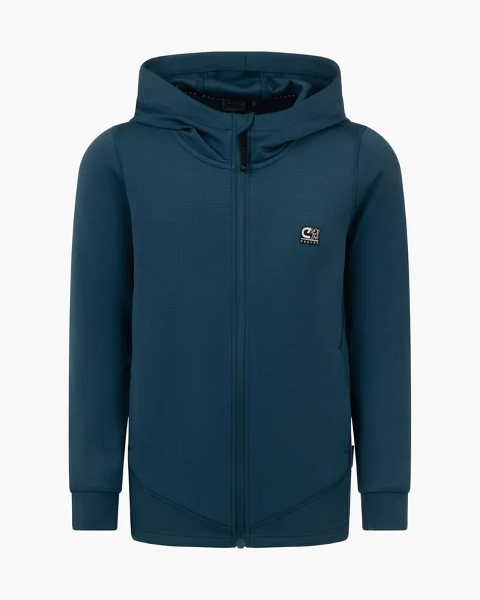 Cruyff Vital Zip Through Teal Junior Sweats and Hoodies Cruyff Vital Zip Through Teal Junior Sweats and Hoodies