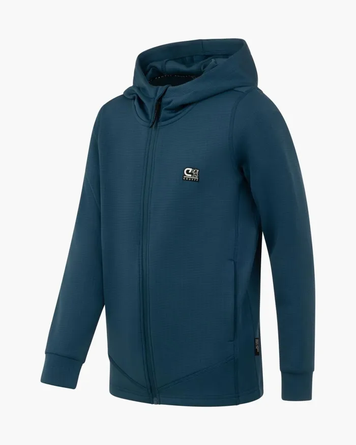 Cruyff Vital Zip Through Teal Junior Sweats and Hoodies Cruyff Vital Zip Through Teal Junior Sweats and Hoodies