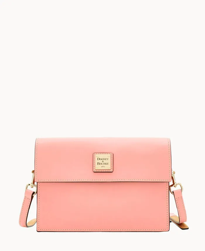 Dooney and Bourke Crossbodies Beacon East West Flap Crossbody Light Pink 8211 WomenMen Dooney and Bourke Crossbodies Beacon East West Flap Crossbody Light Pink 8211 WomenMen