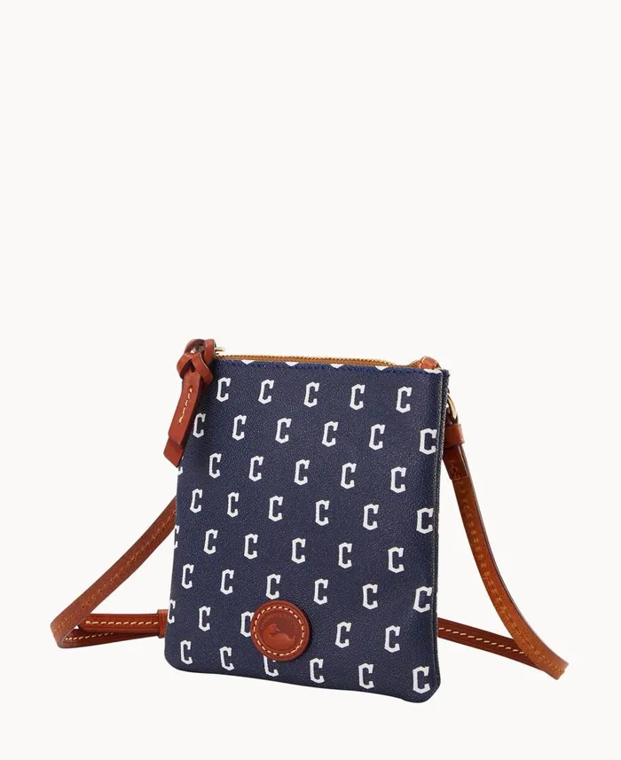 Dooney and Bourke Crossbodies MLB Guardians Small North South Top Zip Crossbody Guardians 8211 WomenMen