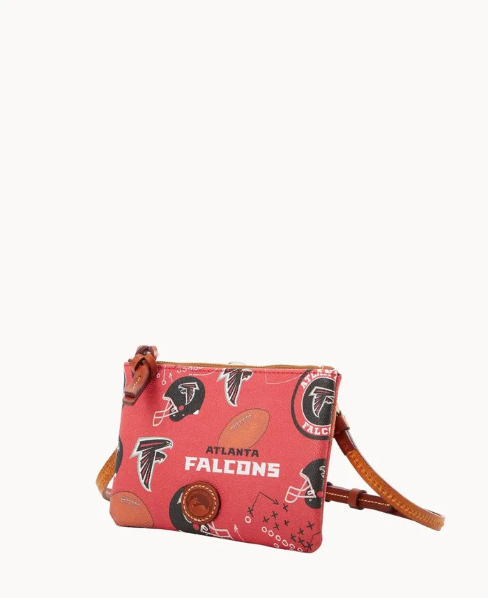 Dooney and Bourke Crossbodies NFL Falcons Top Zip Crossbody Falcons 8211 WomenMen Dooney and Bourke Crossbodies NFL Falcons Top Zip Crossbody Falcons 8211 WomenMen