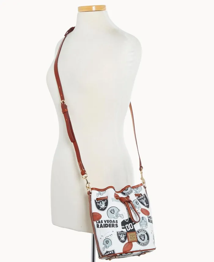 Dooney and Bourke Crossbodies NFL Raiders Small Drawstring Raiders 8211 WomenMen
