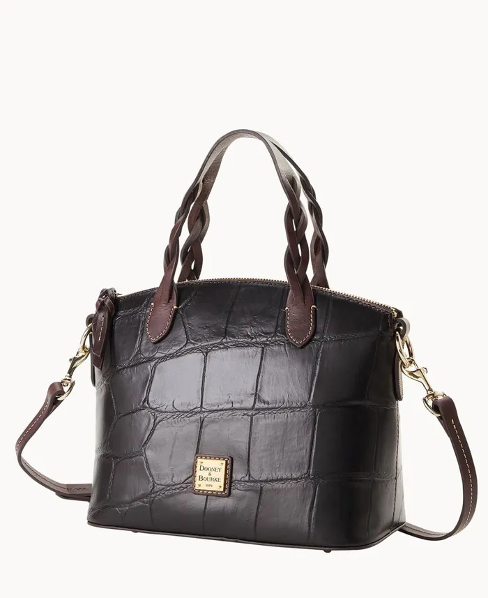 Dooney and Bourke Satchels Denison Small Heidi Satchel Espresso 8211 WomenMen Dooney and Bourke Satchels Denison Small Heidi Satchel Espresso 8211 WomenMen