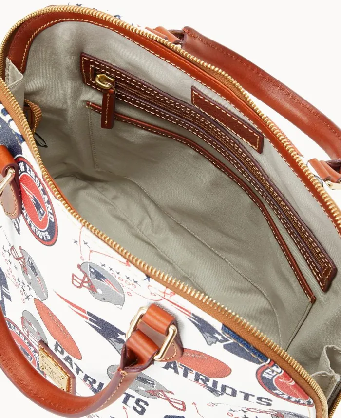 Dooney and Bourke Satchels NFL Patriots Zip Zip Satchel Patriots 8211 WomenMen Dooney and Bourke Satchels NFL Patriots Zip Zip Satchel Patriots 8211 WomenMen