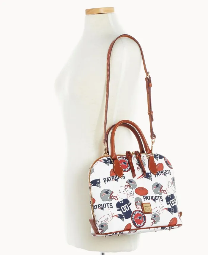 Dooney and Bourke Satchels NFL Patriots Zip Zip Satchel Patriots 8211 WomenMen Dooney and Bourke Satchels NFL Patriots Zip Zip Satchel Patriots 8211 WomenMen