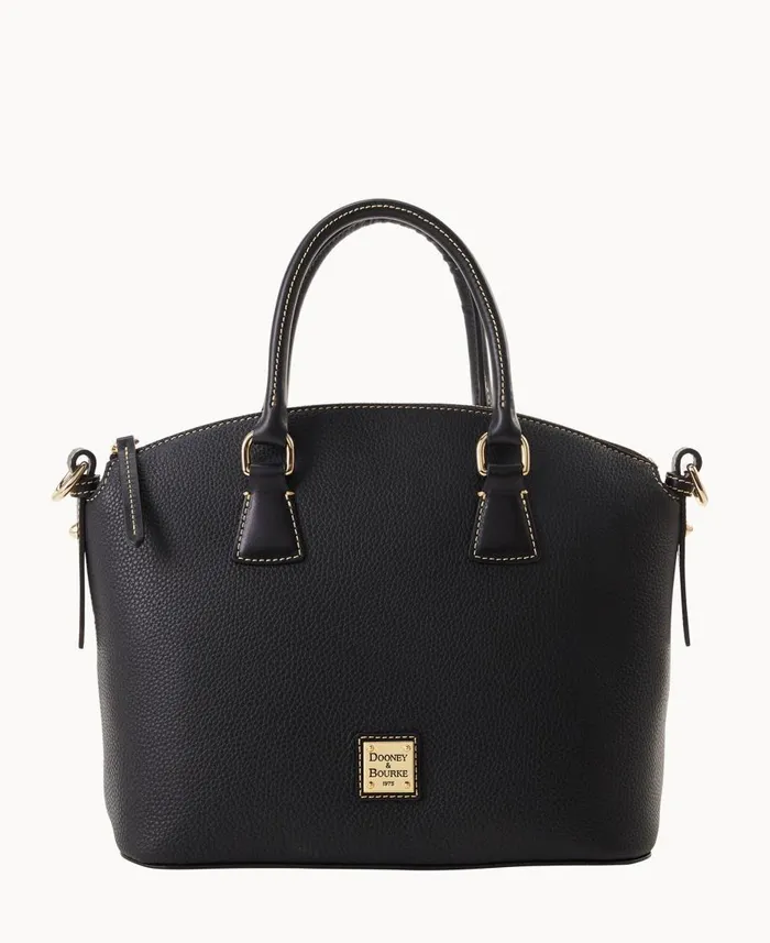 Dooney and Bourke Satchels Pebble Grain Domed Satchel Black Black 8211 WomenMen Dooney and Bourke Satchels Pebble Grain Domed Satchel Black Black 8211 WomenMen
