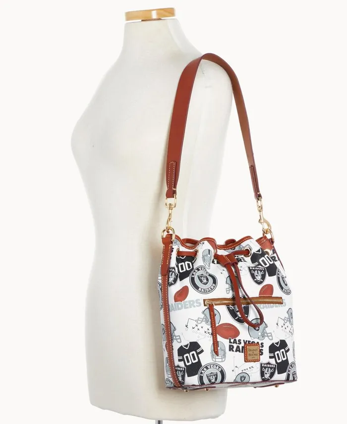 Dooney and Bourke Shoulder Bags NFL Raiders Drawstring Raiders 8211 WomenMen Dooney and Bourke Shoulder Bags NFL Raiders Drawstring Raiders 8211 WomenMen