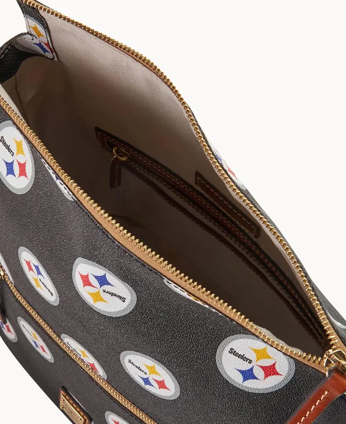 Dooney and Bourke Shoulder Bags NFL Steelers Large Sac Steelers 8211 WomenMen Dooney and Bourke Shoulder Bags NFL Steelers Large Sac Steelers 8211 WomenMen