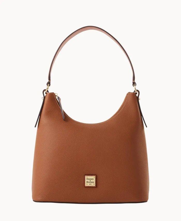 Dooney and Bourke Shoulder Bags Pebble Grain Hobo Caramel 8211 WomenMen