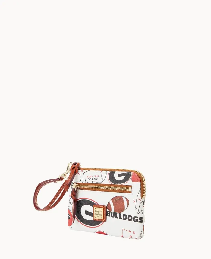 Dooney and Bourke Wallets Collegiate University Of Georgia Zip Around Wristlet U Of Georgia 8211 WomenMen