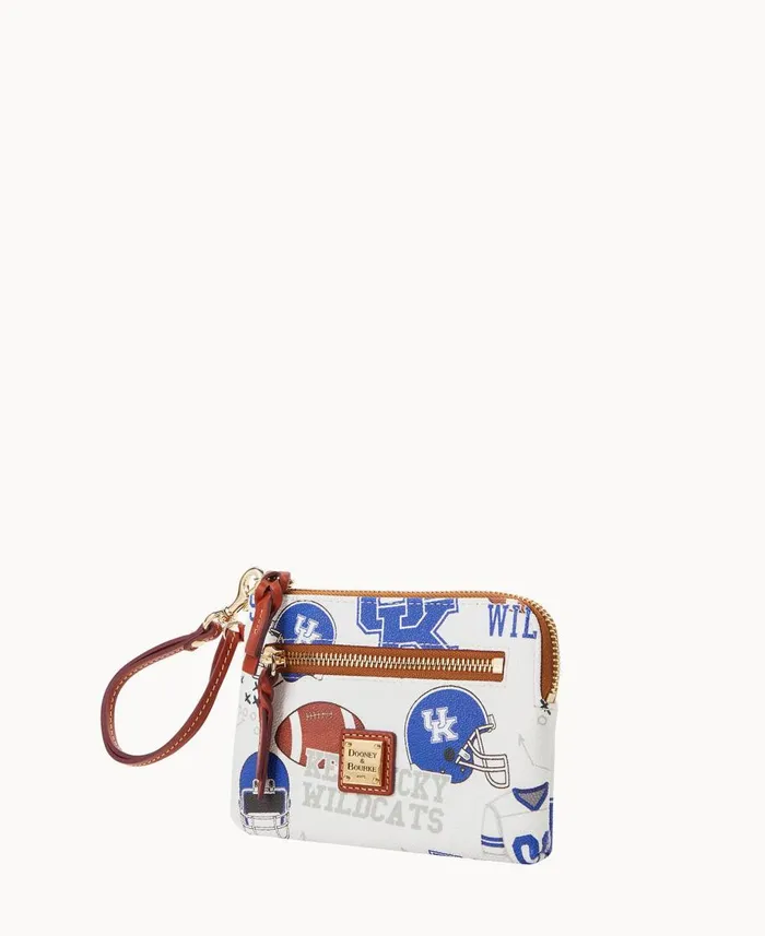 Dooney and Bourke Wallets Collegiate University Of Kentucky Zip Around Wristlet White Multi 8211 WomenMen
