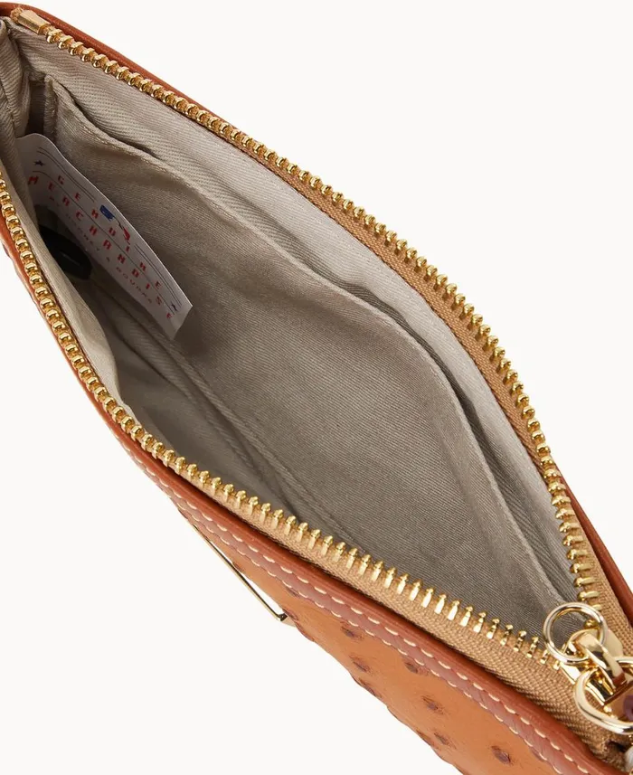 Dooney and Bourke Wallets MLB Braves Large Slim Wristlet Braves 8211 WomenMen
