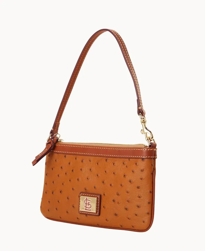 Dooney and Bourke Wallets MLB Cardinals Large Slim Wristlet Cardinals 8211 WomenMen