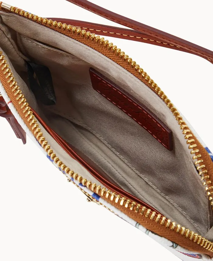 Dooney and Bourke Wallets NFL Bills Zip Around Wristlet Bills 8211 WomenMen