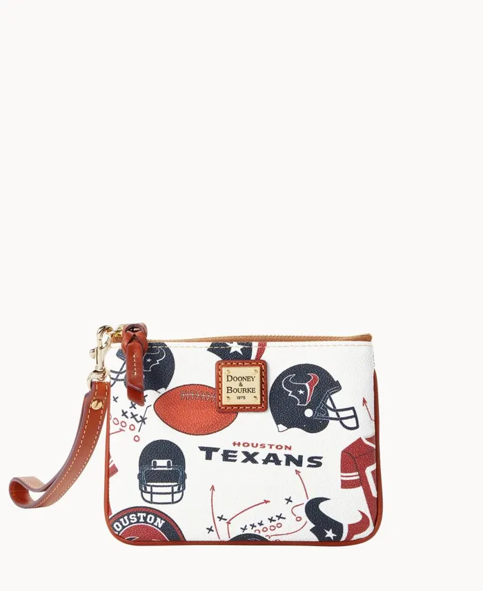 Dooney and Bourke Wallets NFL Texans Stadium Wristlet Texans 8211 WomenMen
