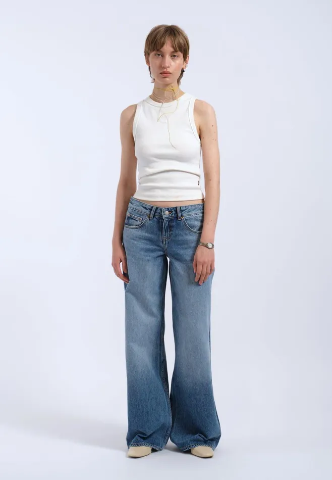 Dr Denim Tees and Tanks Women Etta Top 8211 Off White Off White